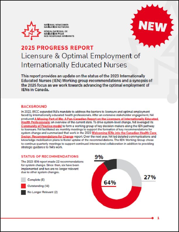 IEN Progress Report