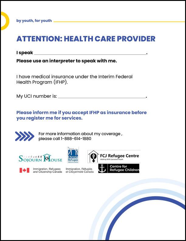 Navigating the Ontario Healthcare System Letter