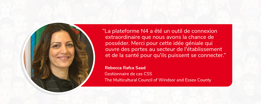 Rebecca Rafca Saad, membre de N4, partage ses réflexions sur N4