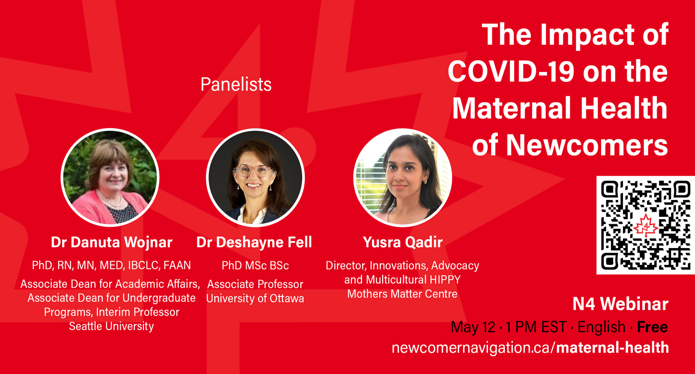 Upcoming N4 Webinar: The Impact of COVID-19 on the Maternal Health of Newcomers