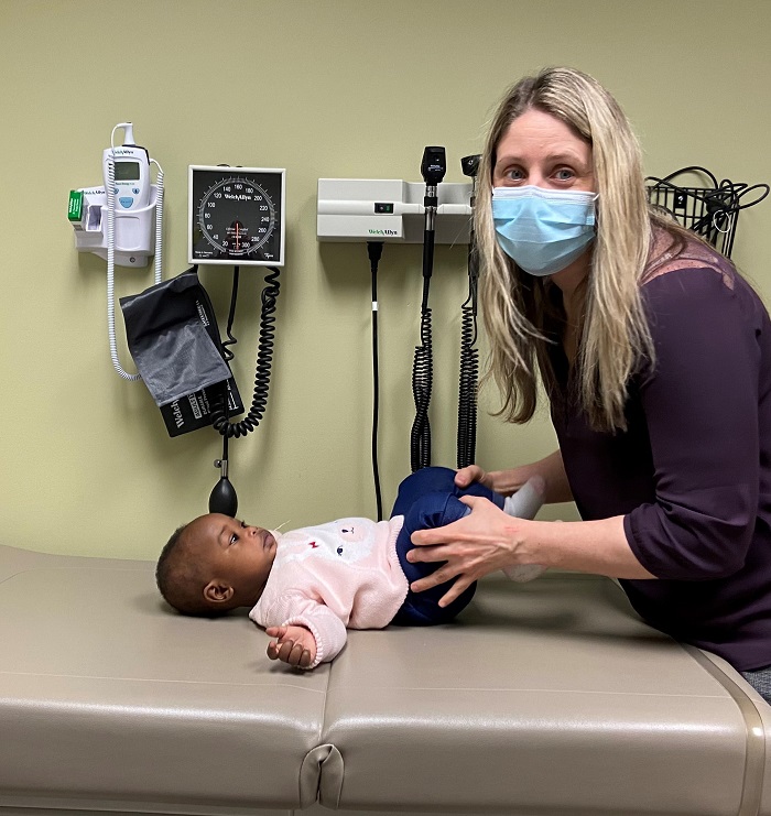 Chantal Arsenault et bébé