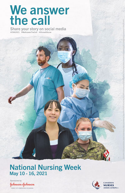 Nurses Week 2021 #WeAnswerTheCall ... including supporting newcomers