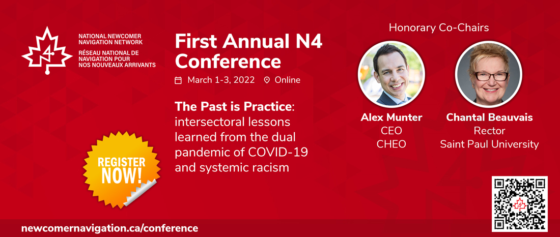 Banner of conference featuring conference co-chairs