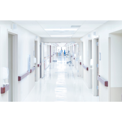 Photo of hospital hallway