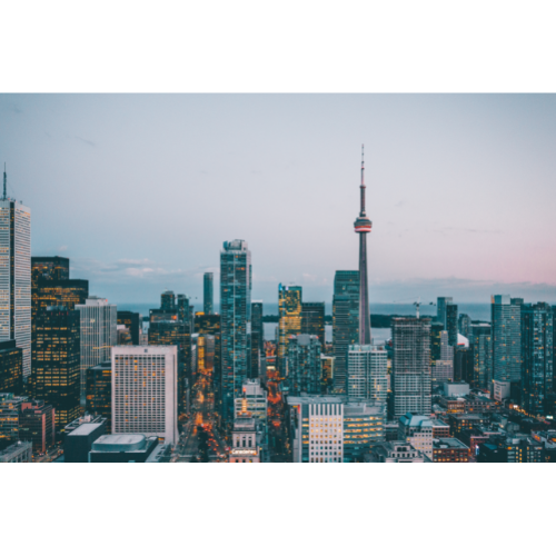 Toronto skyline including CN Tower